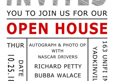 Pioneer Open House Invite